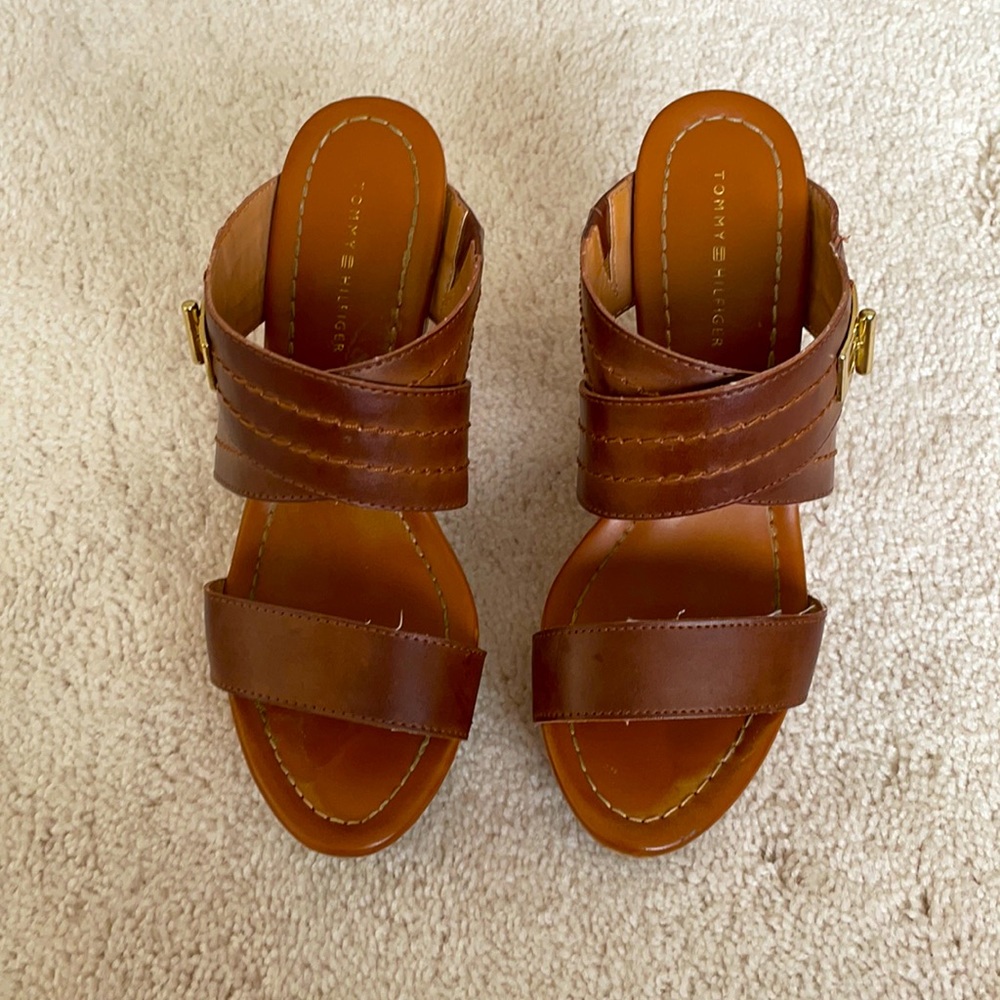Wedged high heel Tommy Hilfiger Sandal
